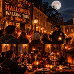 Halloween Dress up Dinner and Historic Walking Tour Experience