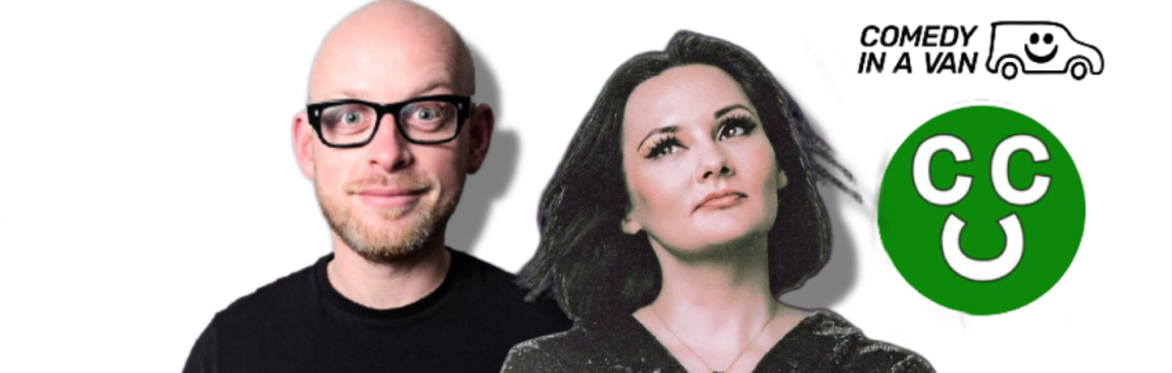 Dan Nightingale & Rachel Fairburn next to a Chorlton Comedy Club logo.