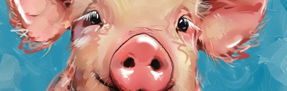 Canvas Class "Piggy Petals!"