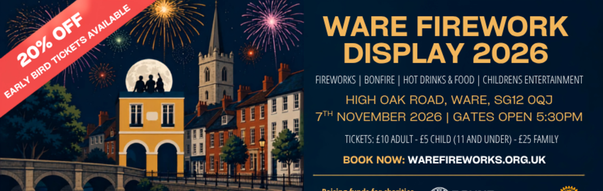 Ware Firework Display 2026