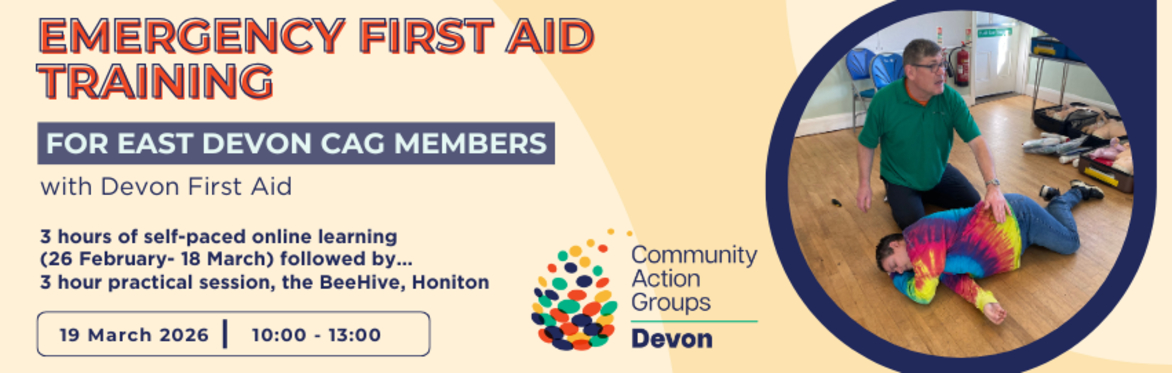 Sign up – CAG Devon First Aid Training (East Devon) – The Beehive ...
