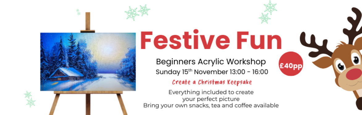 Beginners Winter Acrylic Workshop