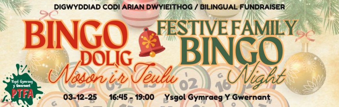 Bingo Dolig Noson i'r Teulu / Festive Family Bingo Night