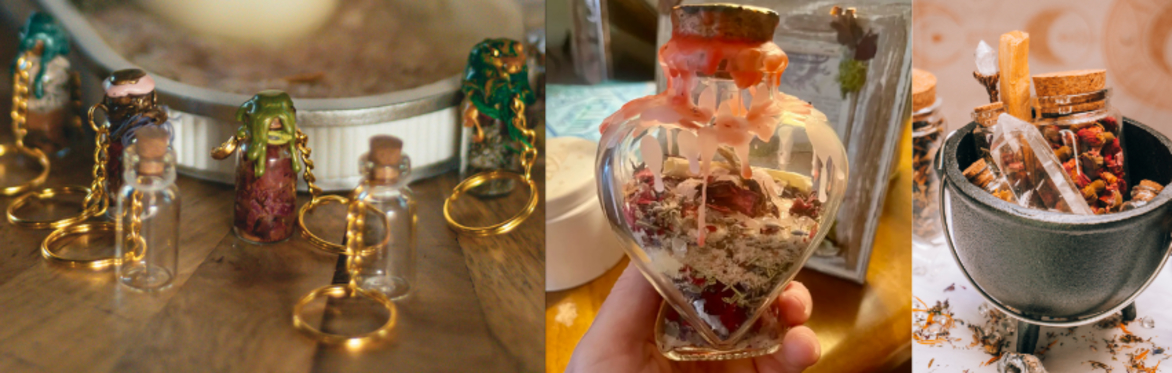 Wicked Little Spell Bottles