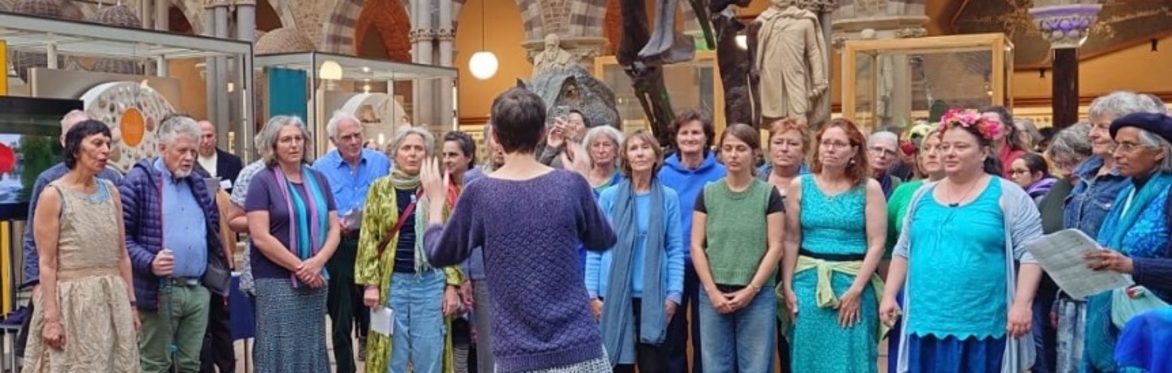 The Oxford Climate Choir Workshop.  Come and learn some beautiful songs about nature and our care for the planet.