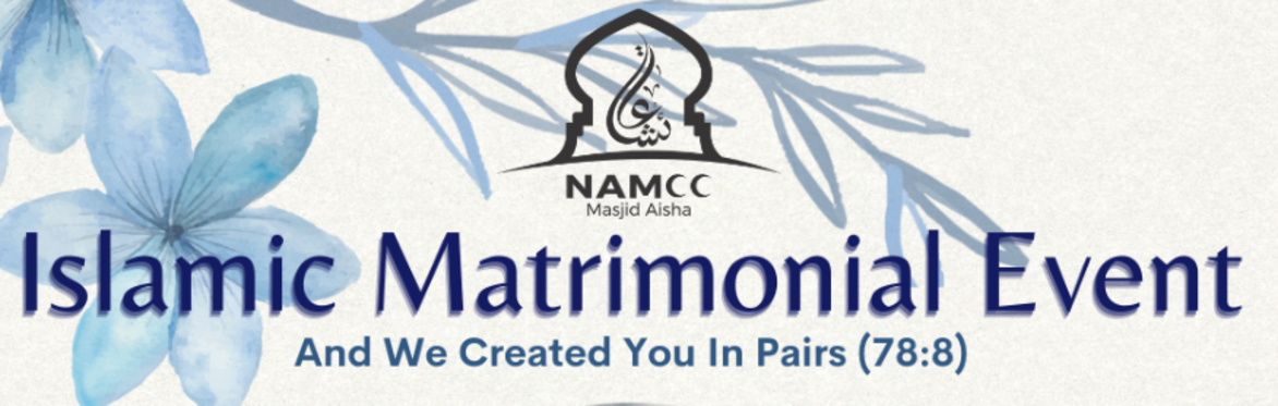 NAMCC Matrimonial Invitation Jan 21st