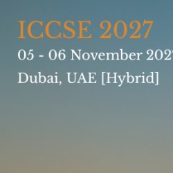 International Conference on Chemical Science and Engineering 2027 [ICCSE 2027]
