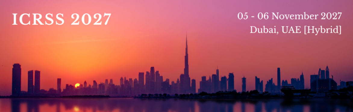 International Conference on Research in Social Sciences 2027 [ICRSS 2027]