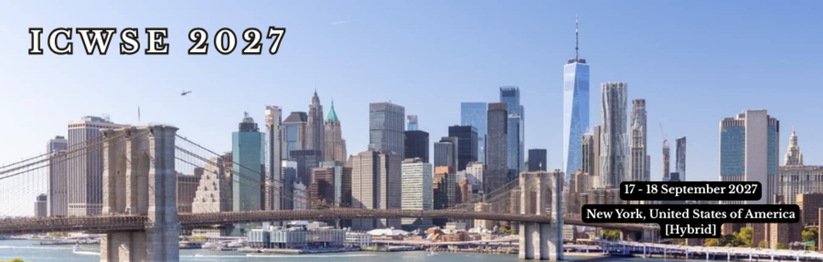 International Conference on Web Science and EnginVeering 2027 [ICWSE 2027]