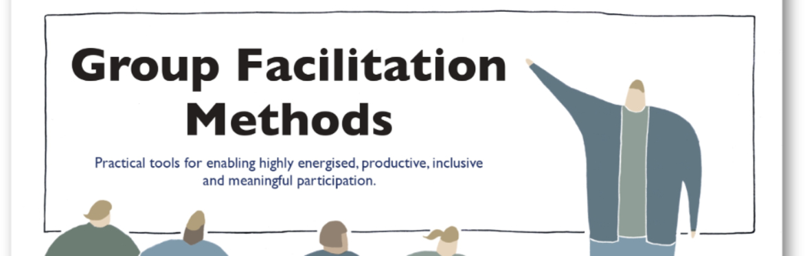 Group Facilitation Methods: Participants clustering post-its to make decisions