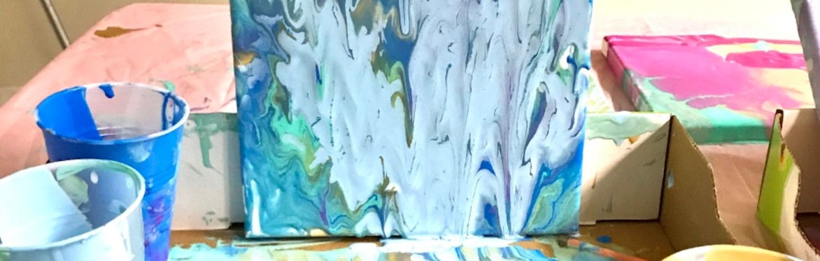 Crafts and Drafts-  Pour Painting