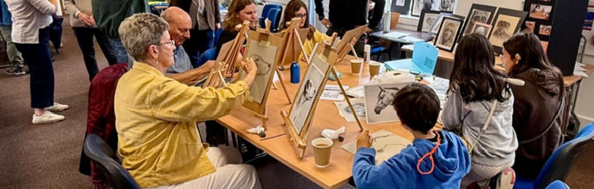 Wellbeing | Taster Charcoal Drawing Workshop with James Bank – Delivered in BSL