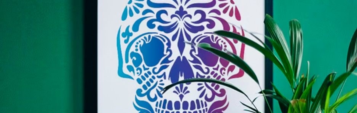 For the grown-ups! Day of The Dead Wall Art at The Duck & Dagger