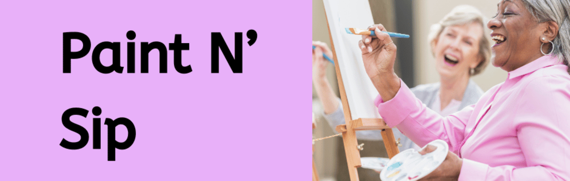Class Name and photo of people painting art