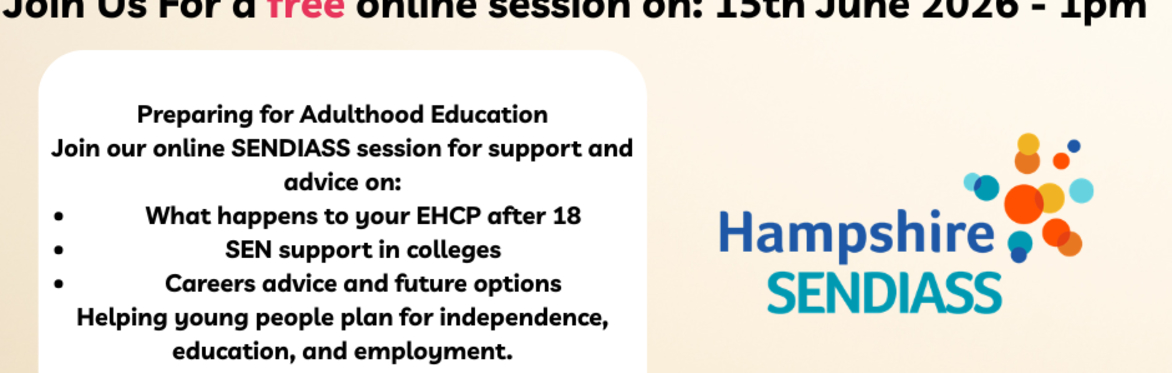 Online SENDIASS Session With Gayle - preparing for Adult Education