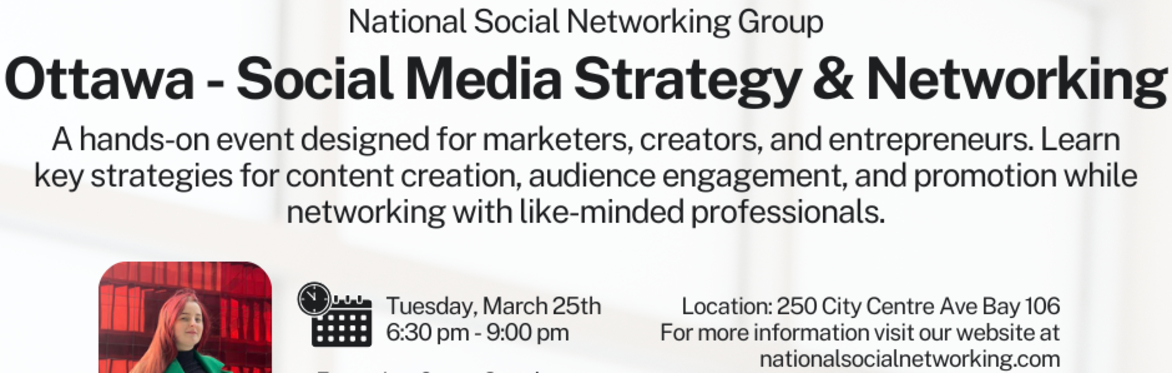 Ottawa - Social Media Strategy & Networking