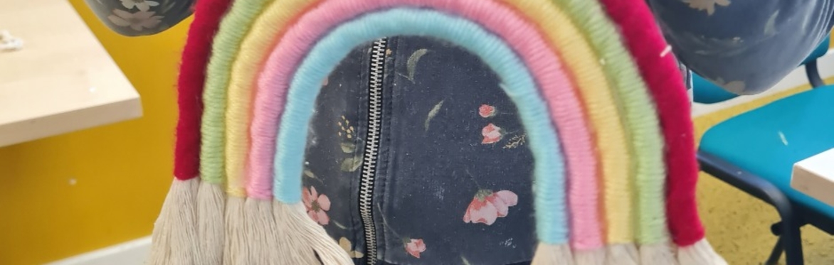 Macrame Rainbows with Ink and Craft at York Explore