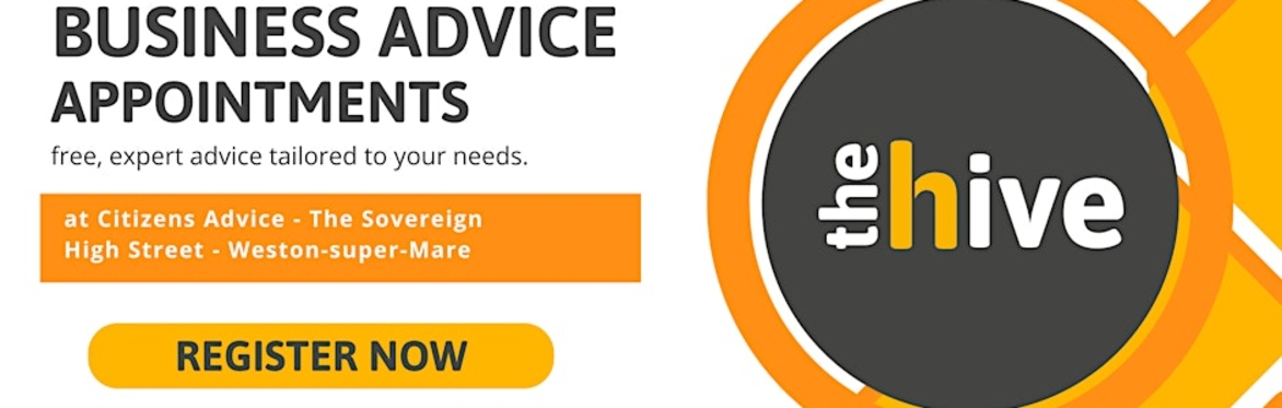 Text "Business advice appointments at Citizens Advice Weston-super-Mare"