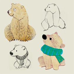 Workshop: Design a Character in Watercolour or Collage