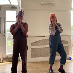 '...the Sincerest Form of Flattery' - an afternoon of clowning around through mirroring/imitating/copying