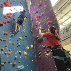 Pacific University Indoor Climbing