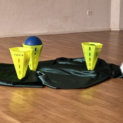 Playing, Pausing, and Stuff - a day of Clowning Around in response to objects/props/things