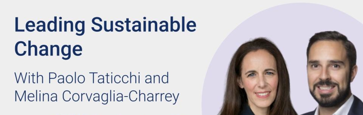 xChange with Paolo Taticchi and Melina Corvagli-Charrey on leading sustainable change