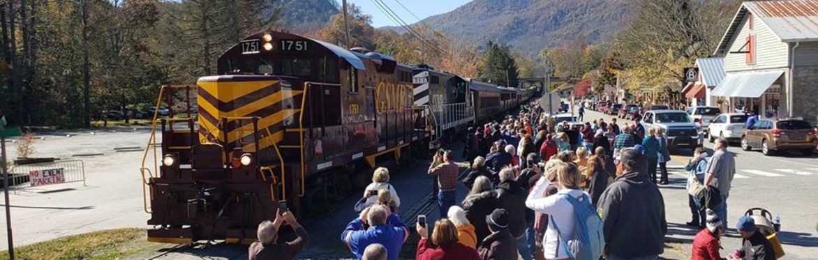 Autumn Train Excursion through the Great Smoky Mountains!