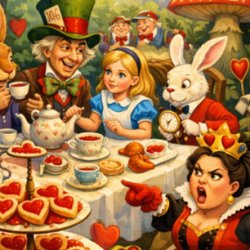 Alice's Adventures & Who Stole the Queen of Hearts Tarts?
