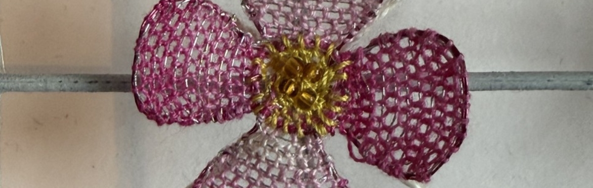 Needle Lace Flower - A Workshop with Susan Bradshaw