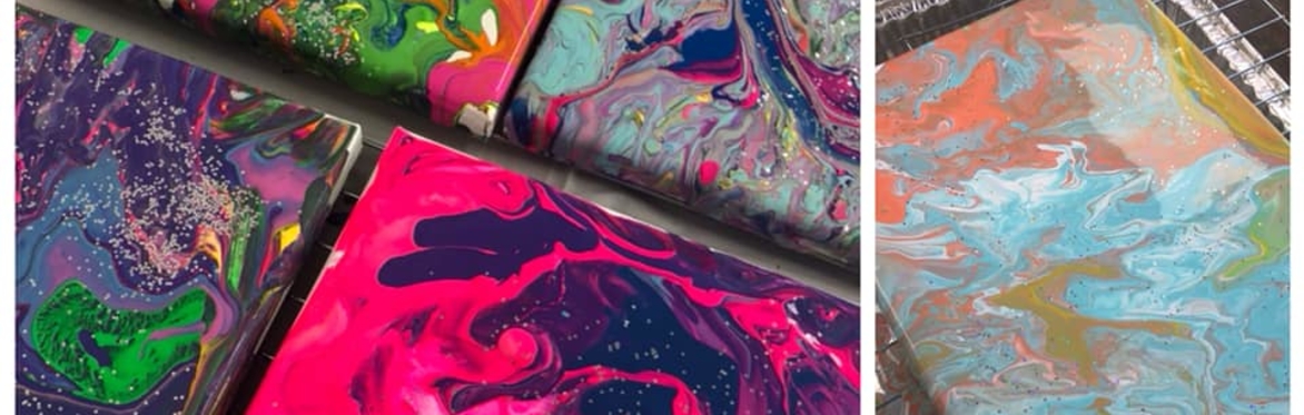 Pour Me Another... Paint Pour Class for all ages