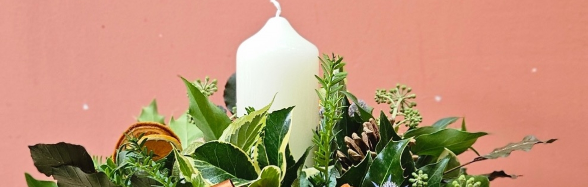 Christmas Candle Centrepiece Workshop