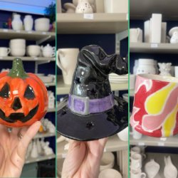 Pottery Painting Evening at Pickles Chester with Woodland Creative