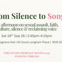 From Silence to Song-Reclaiming voice after harm. An afternoon of courageous conversation, reflection & collective care