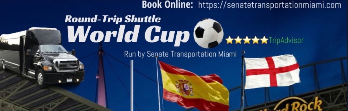 WORLD CUP FRANCE 🇪🇸ENGLAND 🏴󠁧󠁢󠁥󠁮󠁧󠁿South Beach Shuttle to Hard Rock Stadium)