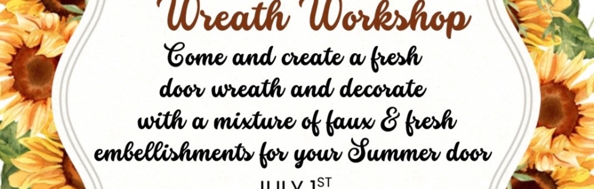 Adult Floristry - Summer Wreath Making
