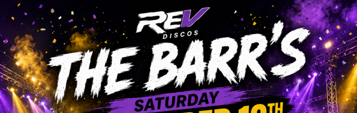 Rev the Barr’s 1st & 2nd year Back 2 School Disco hosted by Miriam Mullins