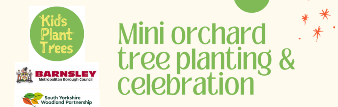 Mini orchard tree planting event at Locke Park, Barnsley
