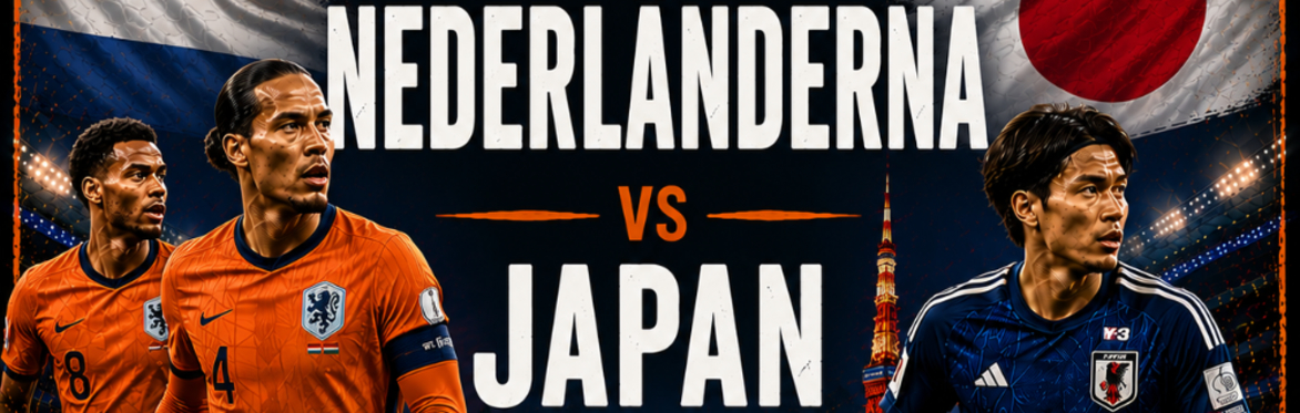 Nederländerna vs Japan - VM 2026