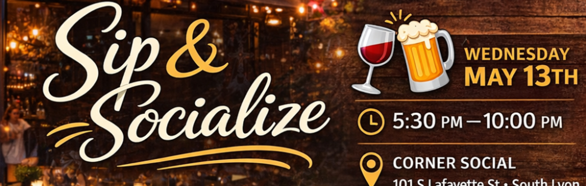 STROLL presents: Sip & Socialize