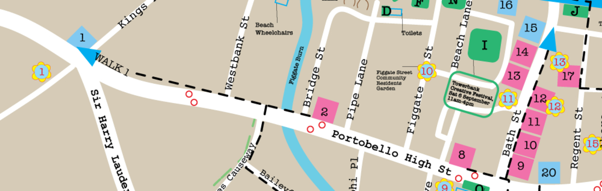 Walking Route 1 – Led walking tour with Jude Nixon