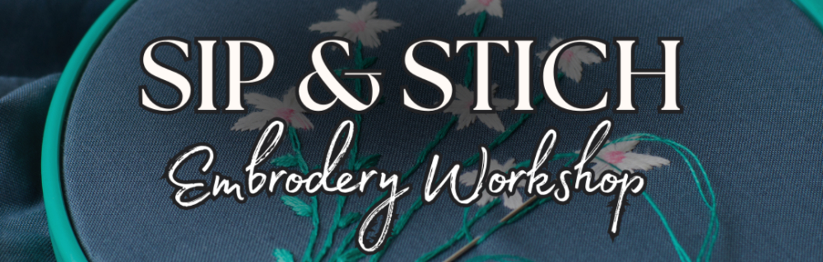 Sip & Stitch: A Pride Month Embroidery Party for Beginners 🧵✨