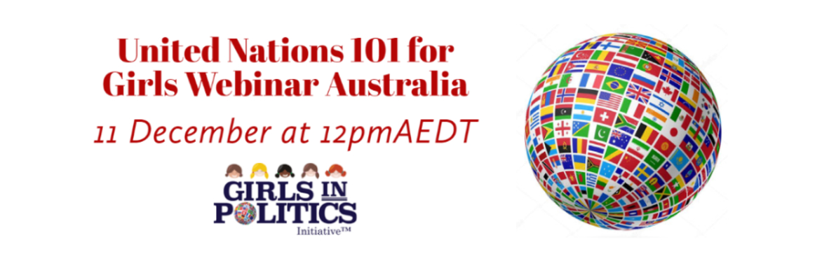 United Nations 101 for Girls Webinar Australia