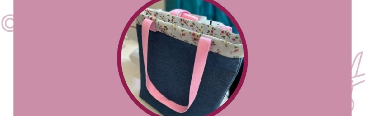 Lined tote bag.