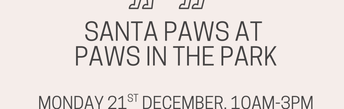 Santa Paws at Paws in The Park