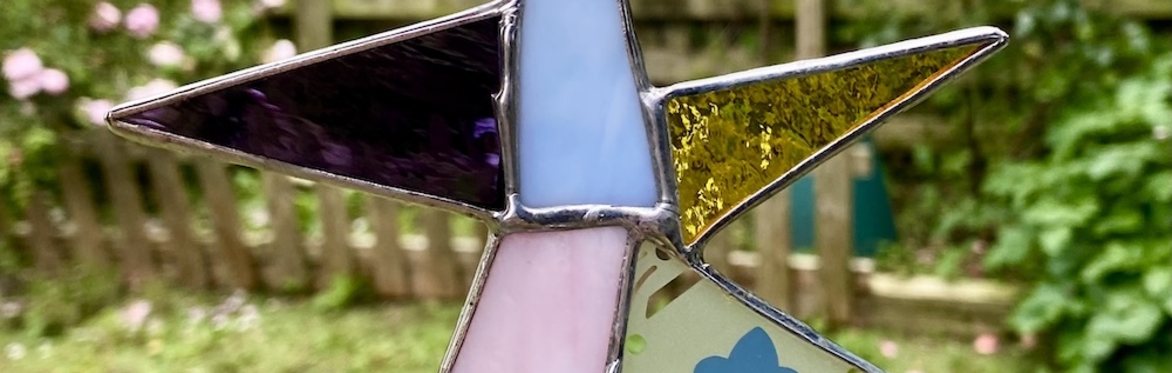 Stained Glass Wonky Star
