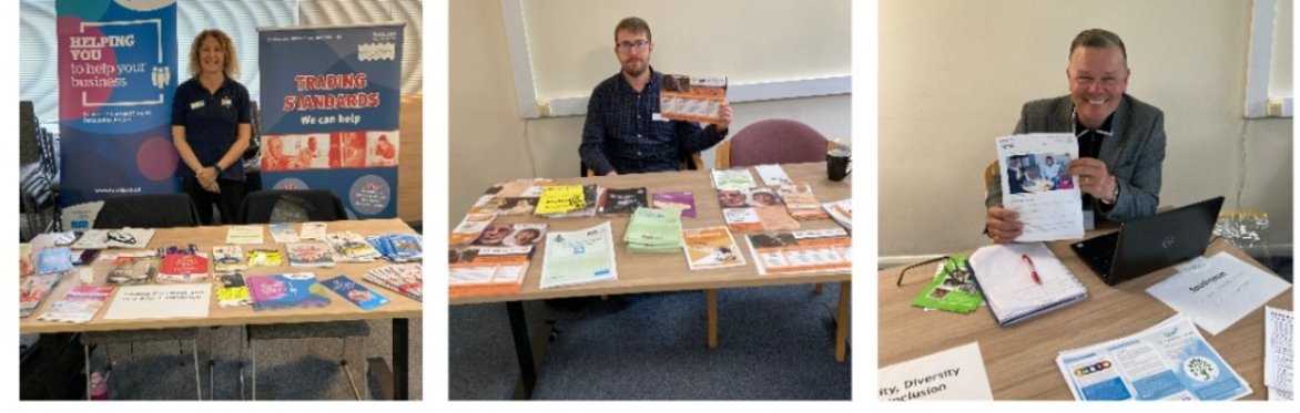 This image shows some of the stands at our previous events held in June