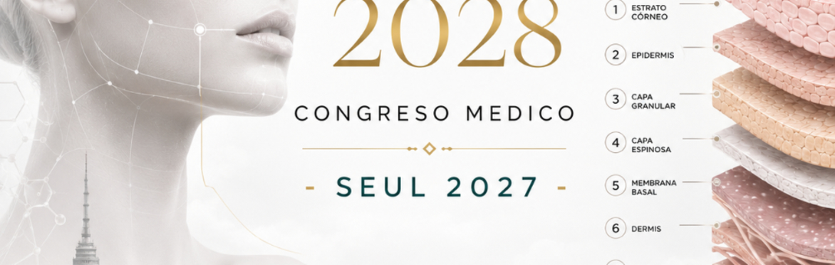 Rostro 2028 · Symposium Médico Internacional · Arquitectura del Rostro Regenerativo · Seúl 22-27 Abril 2027