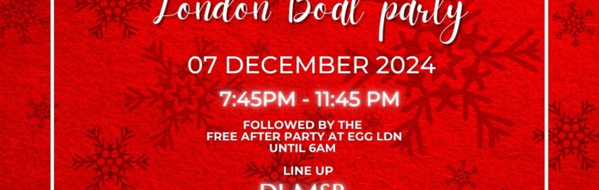AMPLIFY LDN PRESENTS: CHRISTMAS BOAT PARTY & AFTERPARTY