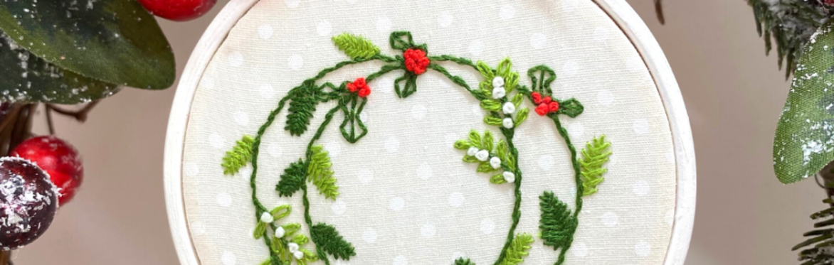 Christmas Embroidery Workshop - Member Exclusive